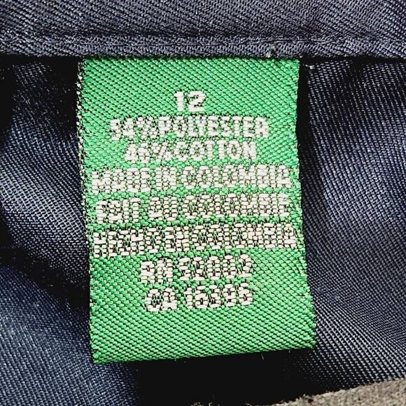 Liz Claiborne Liz golf navy wrap skort Size 12 - Picture 6 of 7